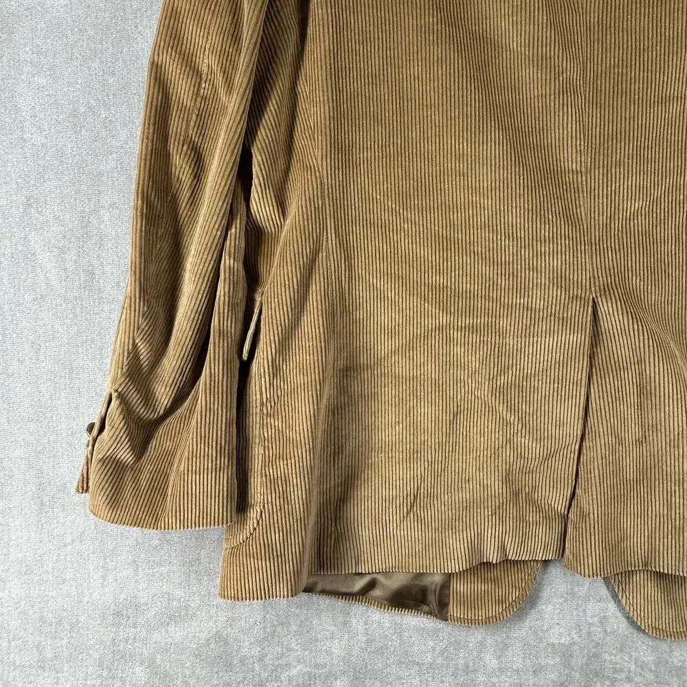 david taylor tan corduroy blazer sz 48L